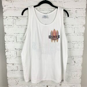 Vintage Duke’s Canoe Club Waikiki Hawaii Surf Beach Sleeveless Tank XL